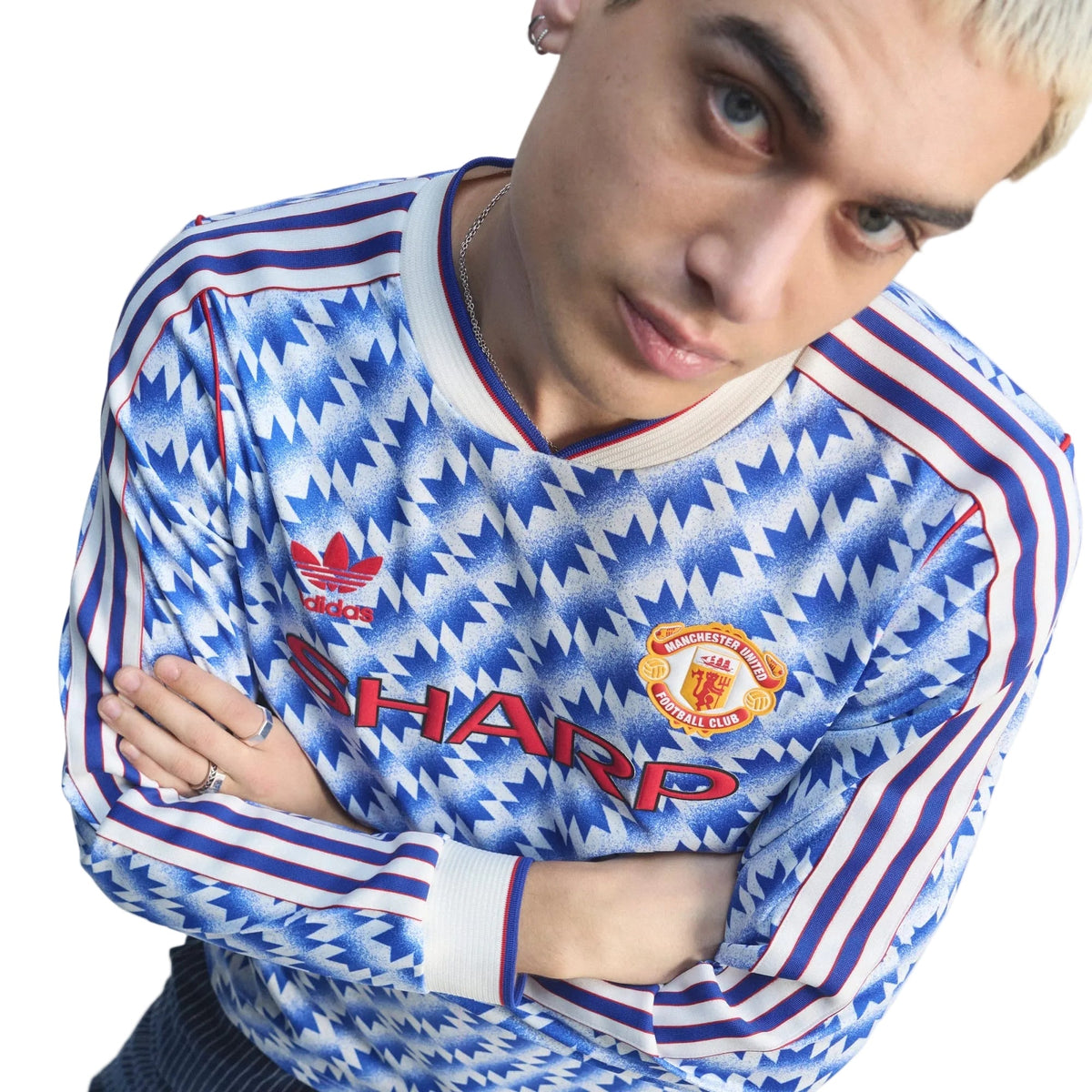 Manchester United 90 Away Jersey - Long Sleeve