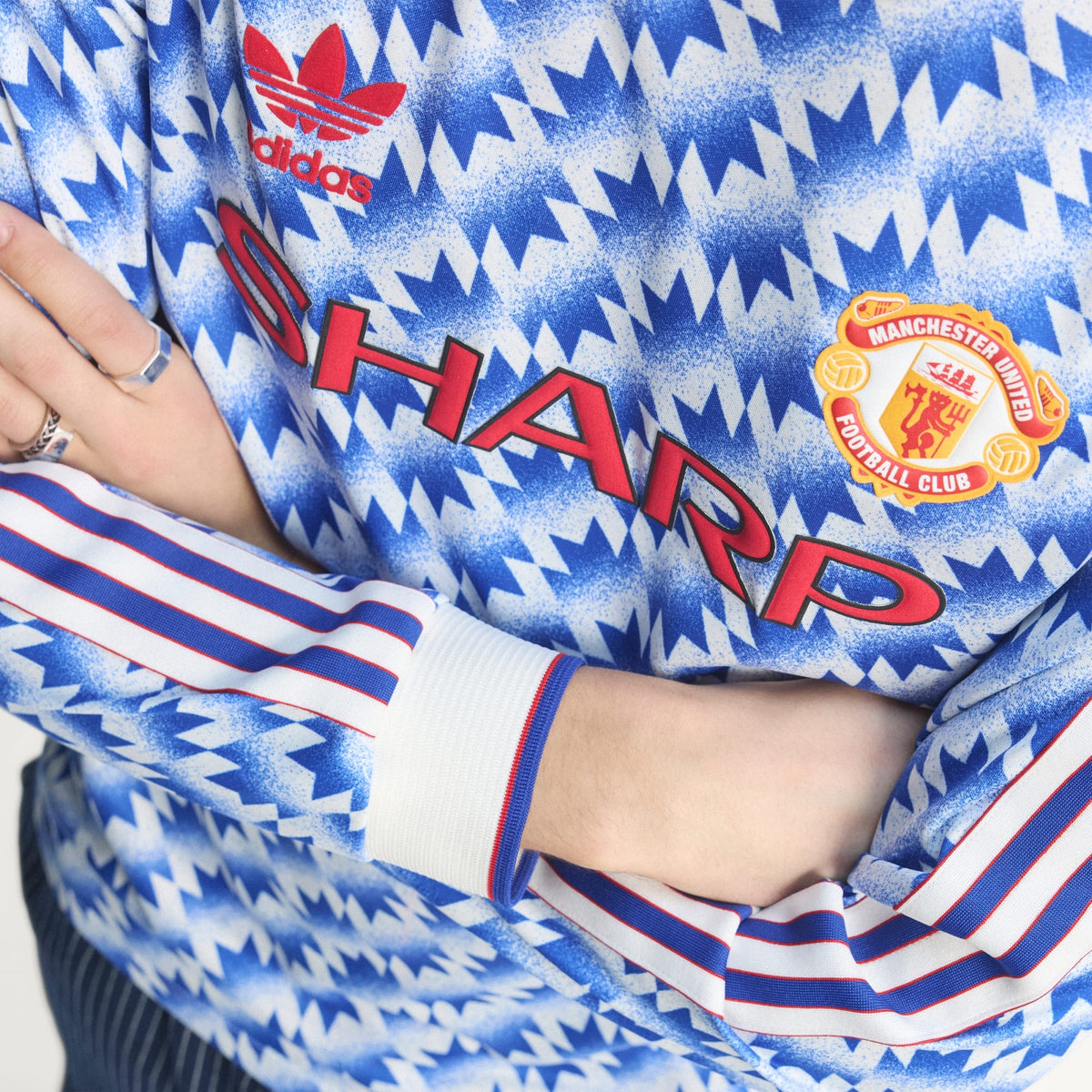 Manchester United 90 Away Jersey - Long Sleeve