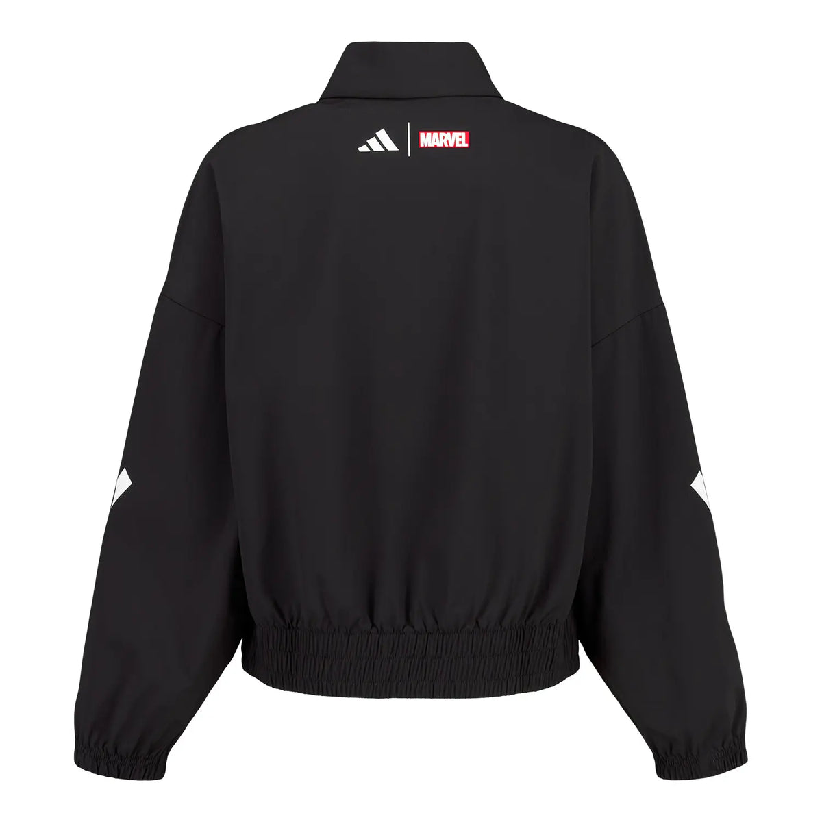 Real Madrid Kids Adidas x Marvel Anthem Jacket 25/26 Black