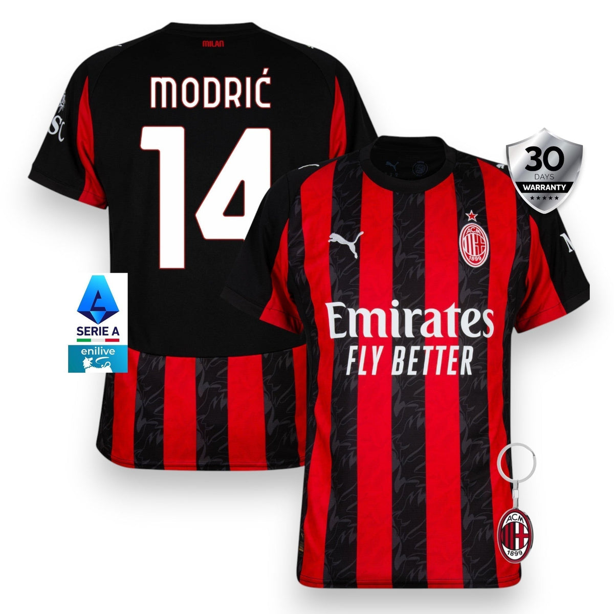 AC Milan Home Jersey 2025/26 - Modric #14