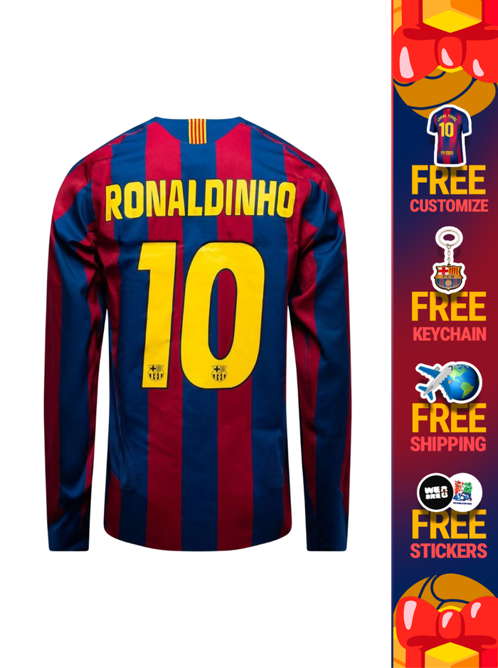 Jersey Retro Home 2005 #10 RONALDINO