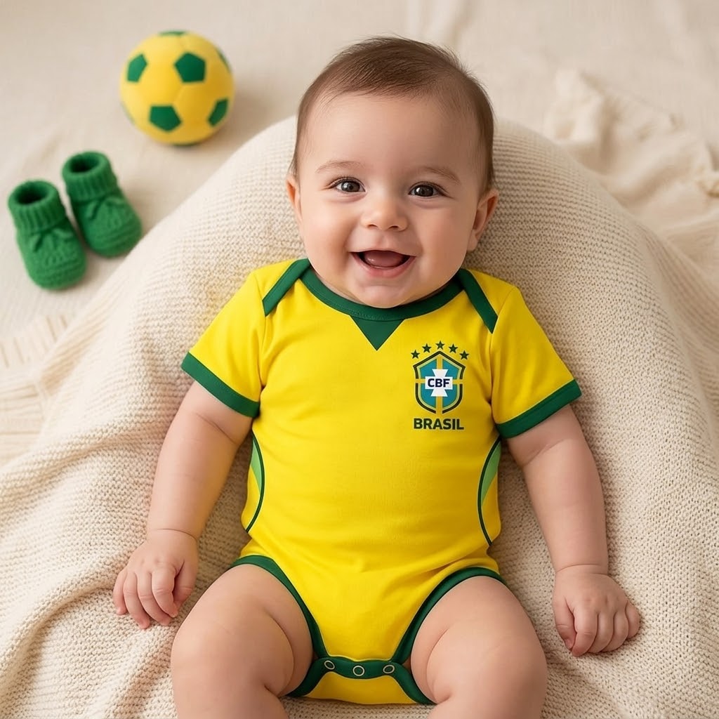 Baby Jersey Brazil World Cup 2026