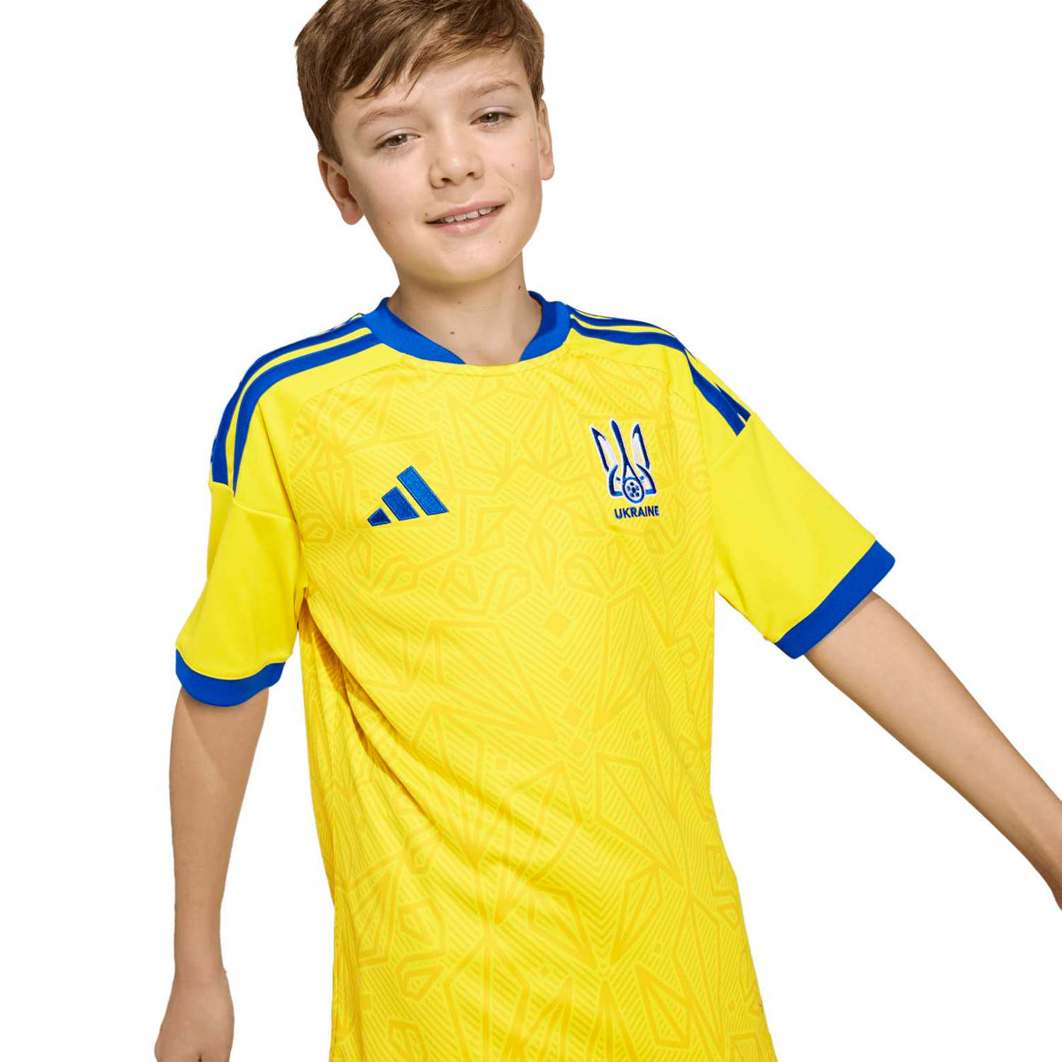 Kids Ukraine 2026 World Cup Home Jersey