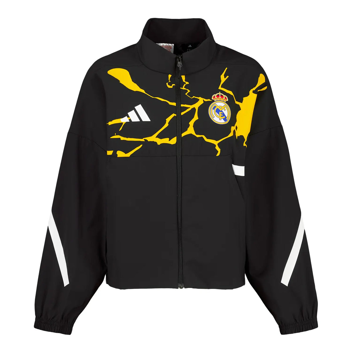 Real Madrid Kids Adidas x Marvel Anthem Jacket 25/26 Black