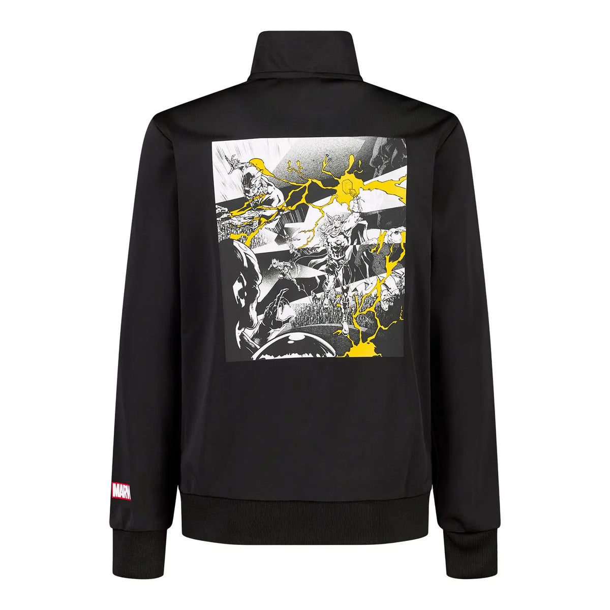 Real Madrid Kids Adidas x Marvel Track Top 25/26 Black