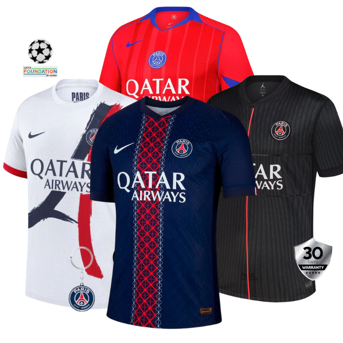COMBO Paris Saint Germain 2025/26 + Fourth Jersey