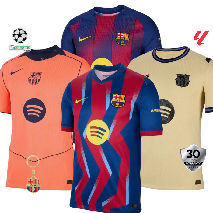 COMBO Barcelona 2025/26 + Fourth Jersey